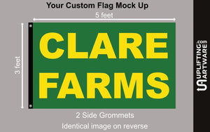 Clare Farms Flag Uplifting Artware